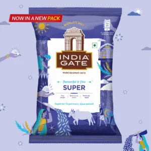 India Gate Super Basmati Rice 1Kg+500gm