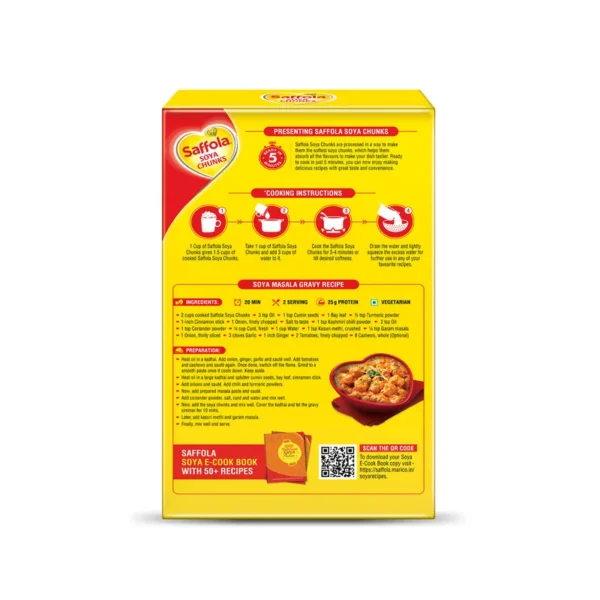 Saffola Soya Chunk Super Protein- 400g - Image 2