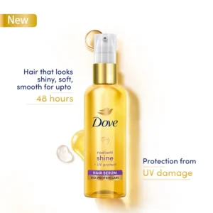 Dove Radiant Shine + Uv Protect hair Serum- 100ml