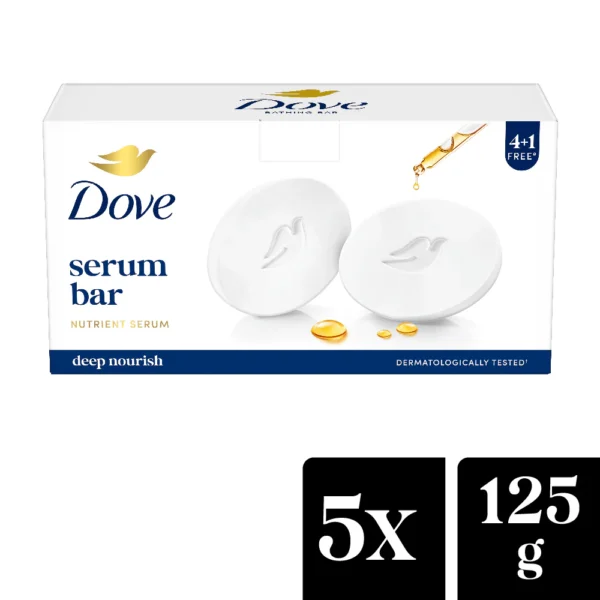 Dove Cream Beauty Bathing Soap- 375g (125g×5)