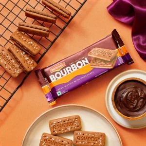 Britannia  the Original Bourbon Cream Biscuit with Chocolate- 150gm