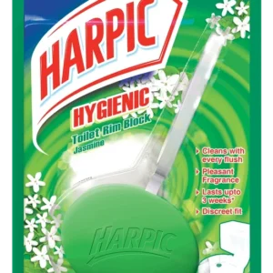 Harpic Hygienic Toilet Cleaner Rim Block - Jasmine, 26g