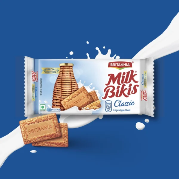 Britannia Milk Bikis Classic Biscuit- 100gm