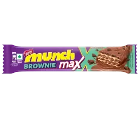 Nestle Munch Brownie Max Choco coated Wafer Bar-37.5g