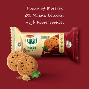 Britannia Nutri Choice Herbs Biscuits- 75gm