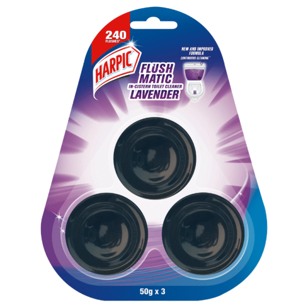 Harpic In-Cistern Toilet Cleaner Block (Lavender)