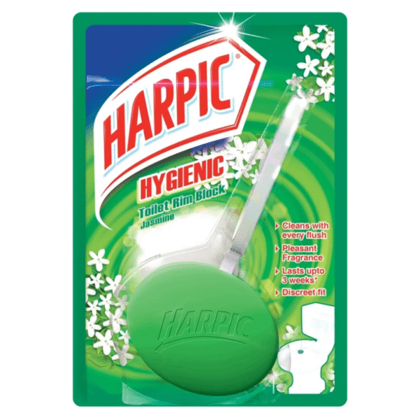 Harpic Hygienic Toilet Cleaner Rim Block - Jasmine, 26g