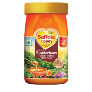 Saffola Honey Active Made With Sundarban Forest Honey 100% Pure, Natural Immunity Booster-250g