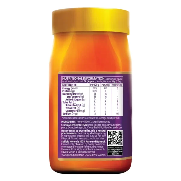 Saffola Gold 100% Pure Honey Made with Kashmir Honey- 1kg - Image 2