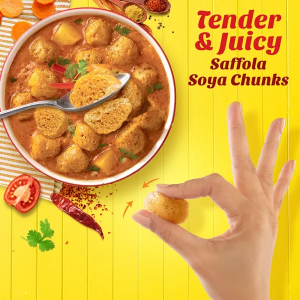 Saffola Soya Chunk Super Protein- 400g - Image 3