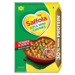 Saffola Soya Mini chunk-Tender & Juicy, high Protein & Fiber-200g