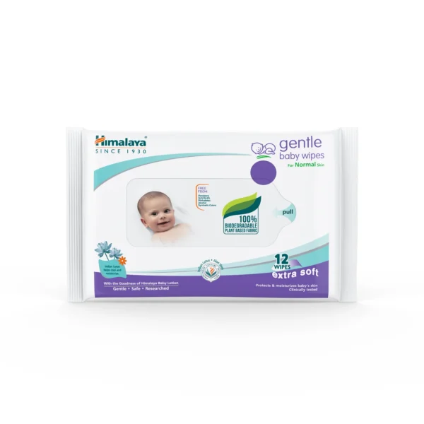 Himalaya Gentle Baby Wipes- 12s