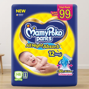 MamyPoko Pants All Night Absorb Baby Diaper- 11Pcs Set