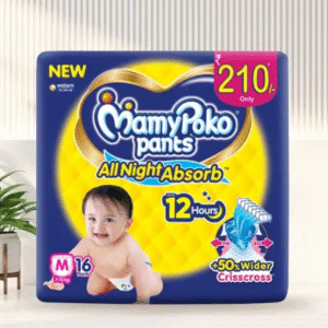 MamyPoko Pants All Night Absorb Baby Diaper- 16Pcs Set