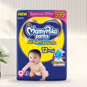 MamyPoko Pants All Night Absorb Baby Diaper- 48Pcs Set