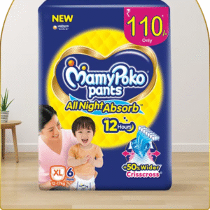 MamyPoko Pants All Night Absorb Baby Diaper- 6Pcs Set