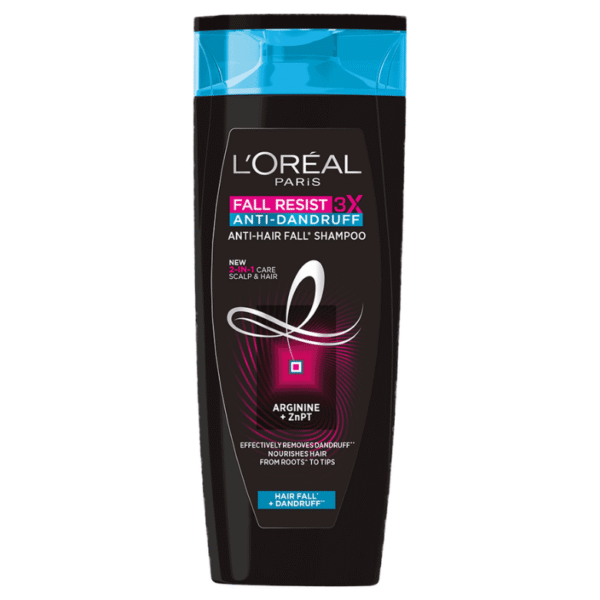 L'Oreal Paris Fall Resist 3x Anti-Dandruff Shampoo- 396ml