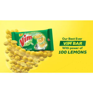 Vim Lemon Dishwash Bar- 300g