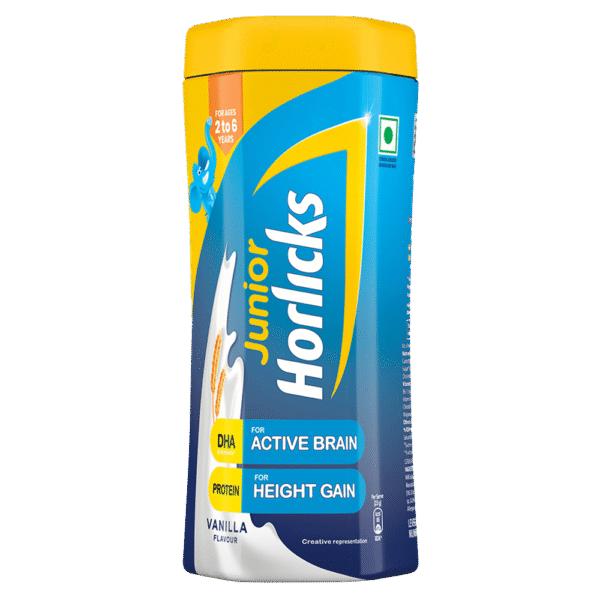 Horlicks Junior Vanilla Flavoured Health Drink- 500g