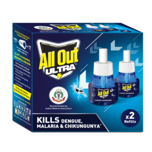 All Out Ultra Liquid Vaporizer Mosquito Killer Machine Refill (2×45ml)