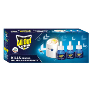 All Out Ultra Power Liquid Vaporizer Mosquito Killer Machine with 3 Refills