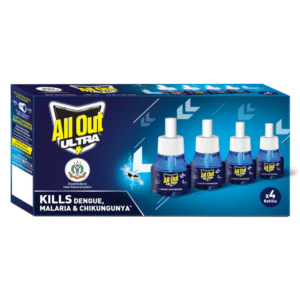 All Out Ultra Power Liquid Vaporizer Mosquito Killer Machine 4 Refill